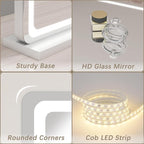 ROLOVE Vanity Mirror with Lights, LED Makeup Mirror, Touch Screen Control - Image 8