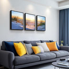 Black Framed Beach Wall Art Set - Image 7