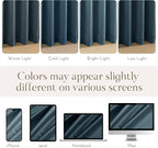 NICETOWN Blue Velvet Curtains 84 inches - Image 5