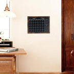 Chalkboard Calendar for Wall, Small Rustic Framed Magnetic Chalkboard for Home - Image 5
