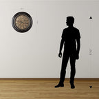 Pacific Bay Rodalben Giant Decorative Light-Weight 24-inch Wall Clock Silent - Image 4