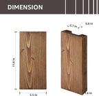 Wood Wall Planter Set of 2, Wood Wall Pocket - Image 6