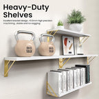 BAYKA Wall Shelves for Bedroom Decor, Floating Wall Shelf for Living Room - Image 5