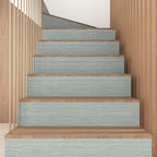 CRE8TIVE Mint Green Grasscloth Wallpaper Removable Textured Wallpaper Stick and - Image 5
