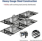 FLEXIMOUNTS 2-Pack 2x6ft Garage Shelving 24-inch-by-72-inch Heavy Duty Wall - Image 3