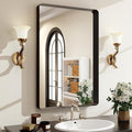 30"x22" Black Bathroom Mirror by EASLY
