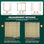 Bamboo Blinds for Interior Windows, Custom Roller Shades for Indoor Window and - Image 7