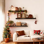 ROGMARS Black Wooden Floating Shelves - Image 3