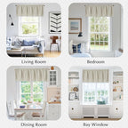 FMFUNCTEX 100% Blackout Valance Curtains - Image 9