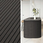 4-Piece Wood Slat Wall Panel for Interior Wall Decor Noise Cancelling 47.2" x - Image 5