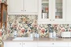Jeweluck Floral Wallpaper Peel and Stick Vintage Floral Contact Paper Peel and - Image 9