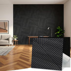 Mollywell Art Acoustic Wall Panels, 24x24 Inch 8 Pack, Wood Veneer, Sound by Mollywell