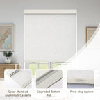 AOSKY Linen Roller Blinds Shades - Image 3