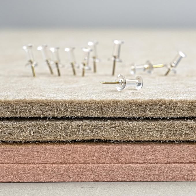 Lightomorrow Bulletin Board, 36 x 24 inches Felt Board - Image 6