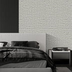 15.75"x590.6" Gray Grasscloth Wallpaper Peel and Stick Removable Textured Wall - Image 8