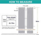 NICETOWN 100% Blackout Curtain Set, Thermal Insulated & Energy Efficiency - Image 7