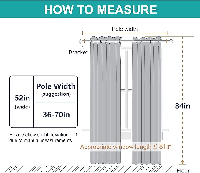 NICETOWN 100% Blackout Curtain Set, Thermal Insulated & Energy Efficiency - Image 7