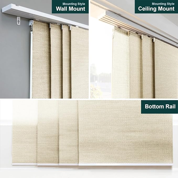 CHICOLOGY Panel Track Vertical Blinds - Image 7