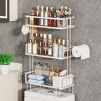 Godboat Bathroom Organizers and Storage, 3-Tier Over The Toilet Storage by Godboat