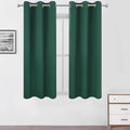 LEMOMO Green Blackout Curtains 40 x 63 Inch Length/Set of 2 Curtain by Lemomo
