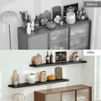 Vivelove 72 Inches Floating Shelves Wall Mounted, Living Room, Home Decor - Image 5