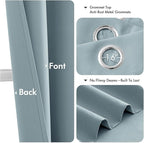 MIULEE Blackout Curtains for Bedroom Living Room 2 Panels, Thermal Insulated - Image 4