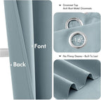 MIULEE Blackout Curtains for Bedroom Living Room 2 Panels, Thermal Insulated - Image 4