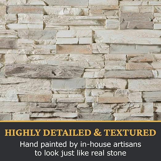 AZ Faux High-Density Polyurethane Faux Stone Interlocking Left Endcap - Image 6