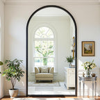 Full Length Mirror 82"×44" Floor Mirror Standing Tall Mirror, Arched Stand up - Image 2
