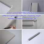 Haimin Fabric Wallpaper Textured Contact Paper Gray Grasscloth Wallpaper Peel - Image 2