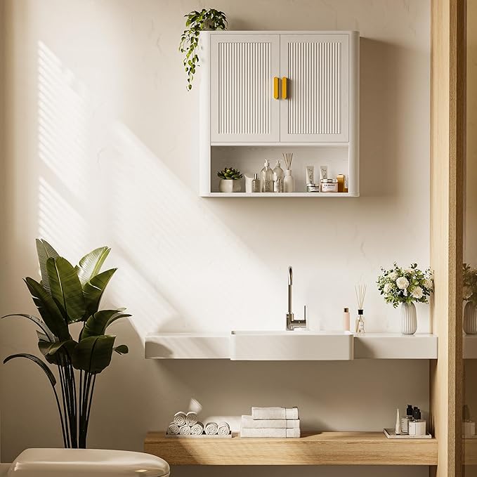 INNOD Bathroom Wall Cabinet, Wall-Mounted Medicine Cabinet - Image 7