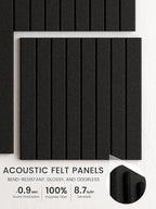 Bumusty Large Cork Board Alternative-36 x 24" Felt Bulletin Board Tiles - Image 3