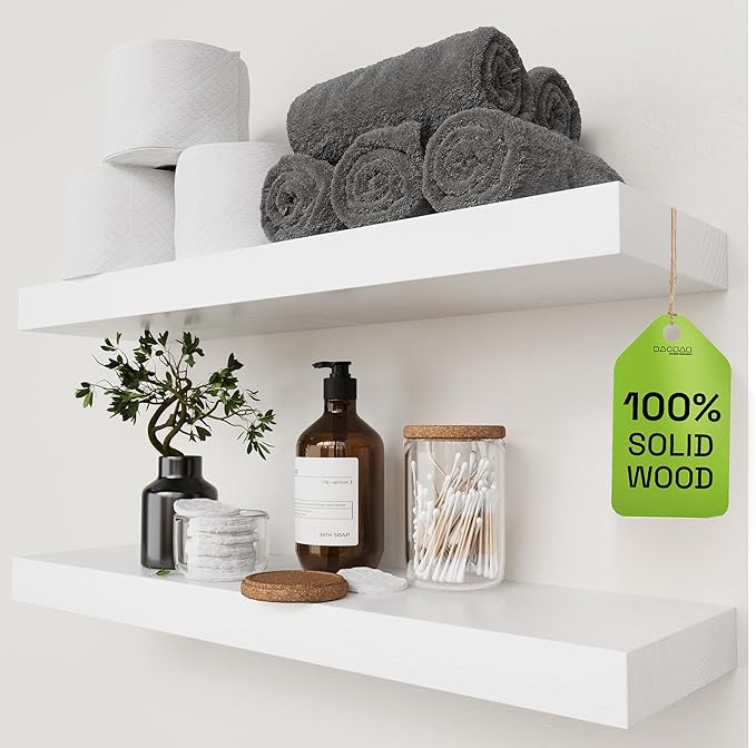 BAOBAB WORKSHOP Wood Floating Shelves by BAOBABWORKSHOP