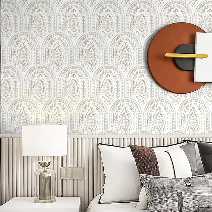 EeeComing Boho Peel and Stick Wallpaper Modern Wall Paper Peel and Stick - Image 5