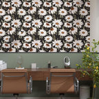 Laatse Boho Wallpaper Peel and Stick Dark Floral Contact Paper 17.5in x 118in - Image 7