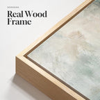 Large Framed Sage Green Abstract Wall Art - Image 5