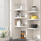 Square Floating Shelves for Wall 8"W x 8"D x 1.2"H, Small Engineered Wood Wall - Image 2