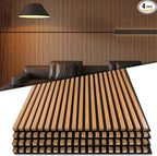 Art3d 4-Pack 48" x 24" Acoustic Wood Panels by Art3d