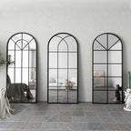 Floor Length Mirror, Oversize Farmhouse Full Body Standing Mirrors - Image 8