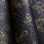 Froluya Black and Gold Wallpaper Peel and Stick Wallpaper 17.7"x590.5" Vintage - Image 4