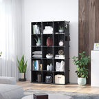 C&AHOME Cube Storage Organizer, 16-Cube Shelves Units, Plastic Storage Cubes - Image 5