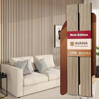 Avana Acoustic Wood Wall Panels – 93.2x11.25 Inch Panels – Fits 94x12 Layout – by AvanaHome