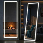 Full Length Mirror with Lights, Full Body Dressing Standing Mirrors with by SimpleDeluxe