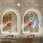 Arched LED Bathroom Mirrors - Image 6