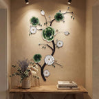 Large 3D Abstract Art Metal Flower Wall Art Main Colors Are White And Blue - Image 8
