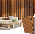 2 Pack Wood Panels for Wall, 47.24" x 23.81" Acoustic Wood Slat Wall Panel for by Vellorise