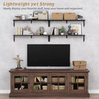 Forbena Floating Shelves 36 Inches Long 8 in Deep Set of 3, Large Wall Shelf - Image 4