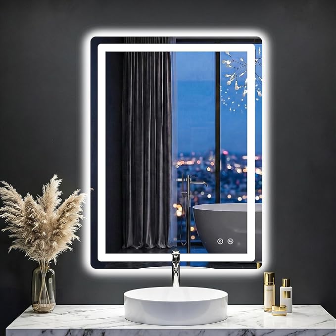 LED Bathroom Mirror with Lights by FICTOR