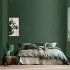 TANONE Dark Green Contact Paper Peel and Stick, Grasscloth Wallpaper Self - Image 2