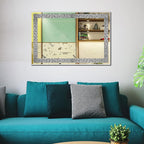 Ruomeng Wall Mirror Rectangular Crystal Crush Diamond Mirror - Image 3